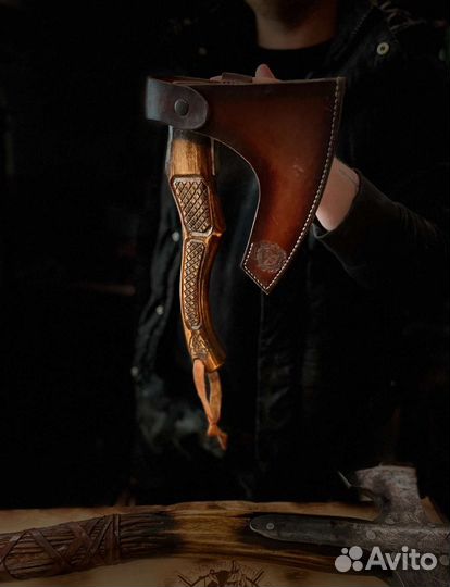 Топор ручной работы кованый