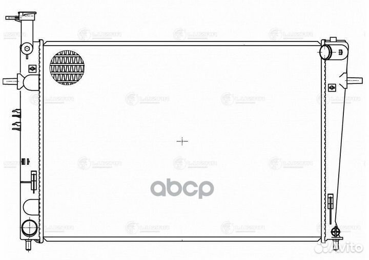 Радиатор охл. для а/м Hyundai Tucson/Kia Sporta