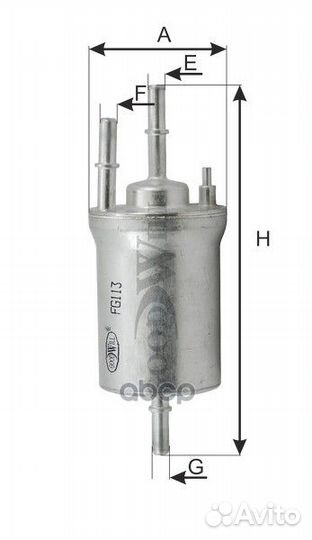 Фильтр топливный;audi A3,TT/ scoda Fabia, Octav