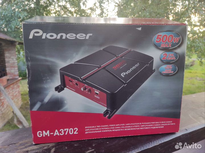 Сабвуфер и усилитель