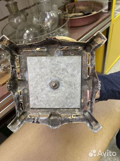 Лампа настольная старинная