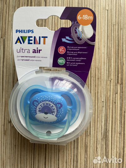 Пустышка avent 6-18