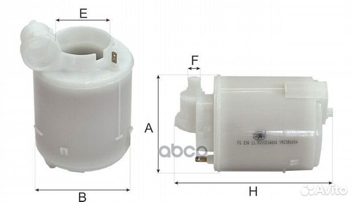 Фильтр топливный FG236LL Goodwill