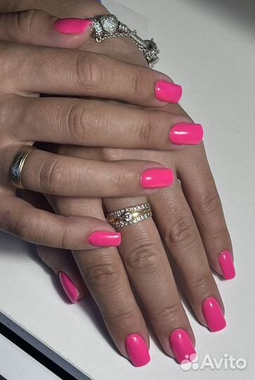 Маникюр наращивание ногтей