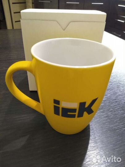 Новая кружка IEK. Подарочная