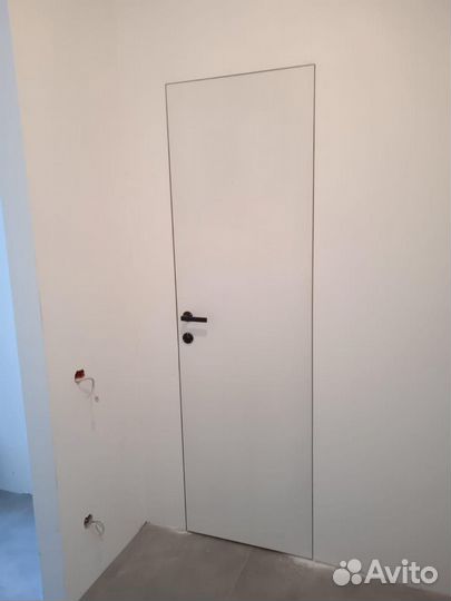 Скрытые двери под покраску