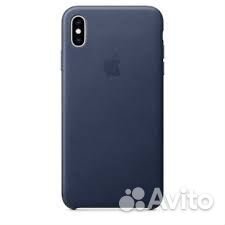 Чехол Leather Case Original для iPhone XS Max