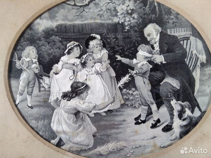 Антикварный кошелек из бисера,19 век