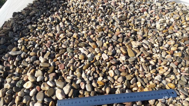 Галька для декоративной подсыпки 10-20 мм