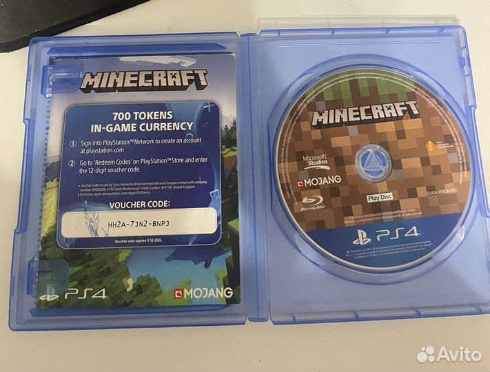 Диски на ps4 майнкрафт
