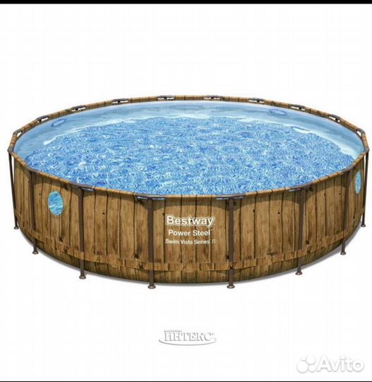 Каркасный бассейн круглый 488х122 см
