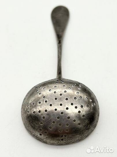 Ложка - ситечко для чая серебро 84 проба