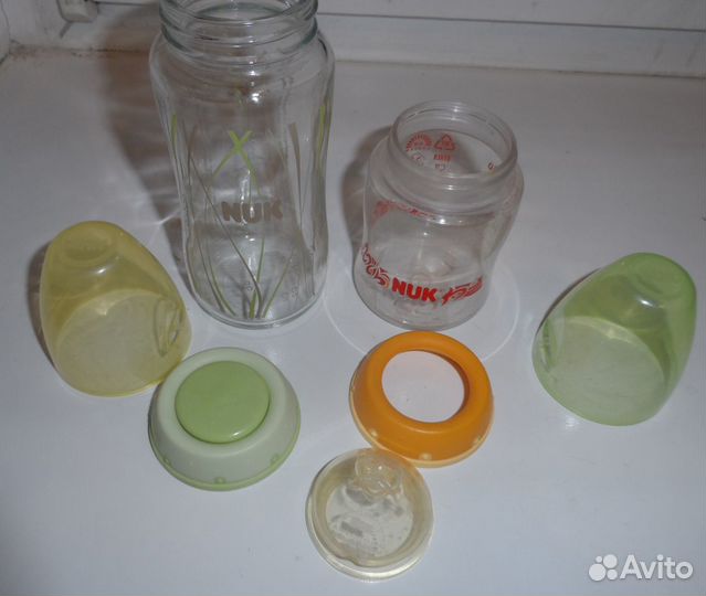 Nuk бутылочки,Tupperware поильник,ложка,вилка