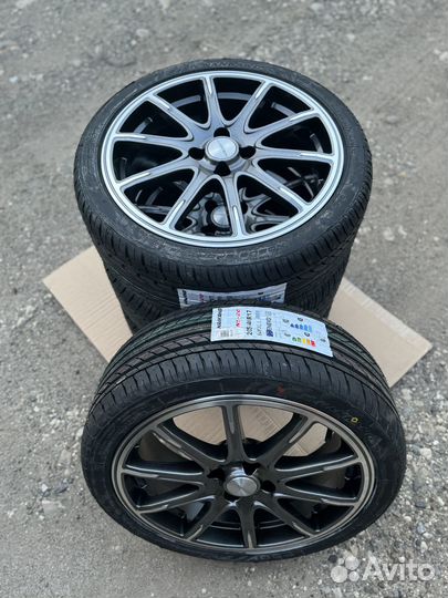 Новые 205/40 R17 на ваз 4x98