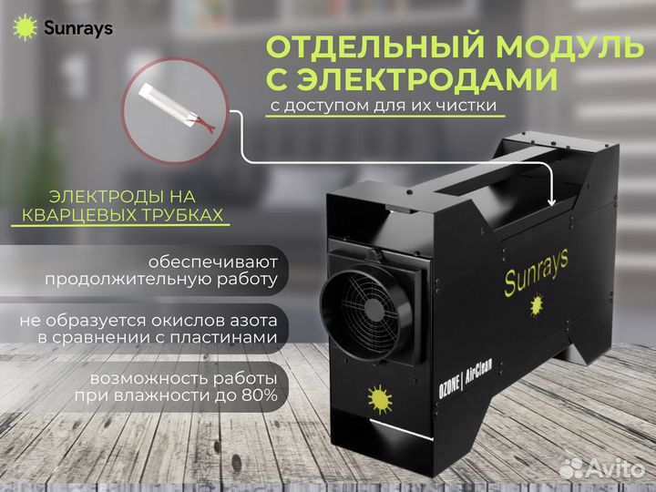 Озонатор купить промышленный Sunrays 20 г /ч