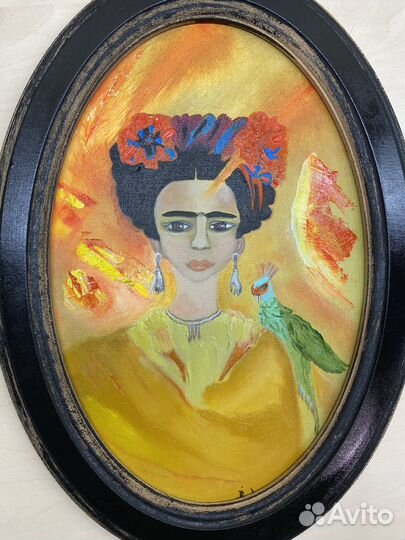 Картина маслом, портрет, этюд, масло