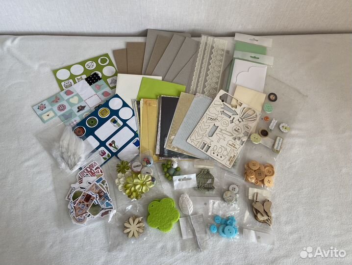 Набор для скрапбукинга пакетом