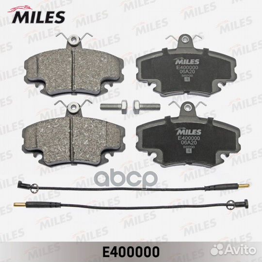 E400000 колодки тормозные miles* E400000 Miles