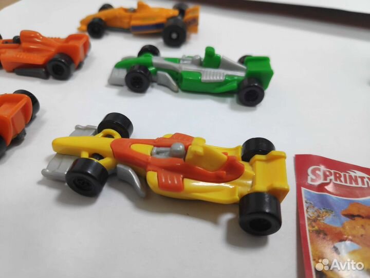 Машинки гоночные, Киндер Сюрприз