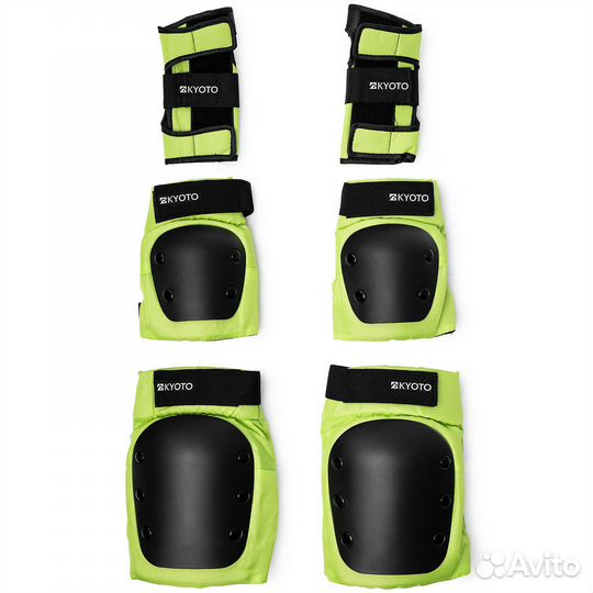Комплект защиты kyoto 6 piece street pack green&n