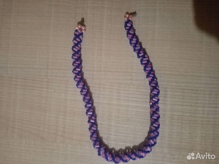 Колье жгут из бисера 