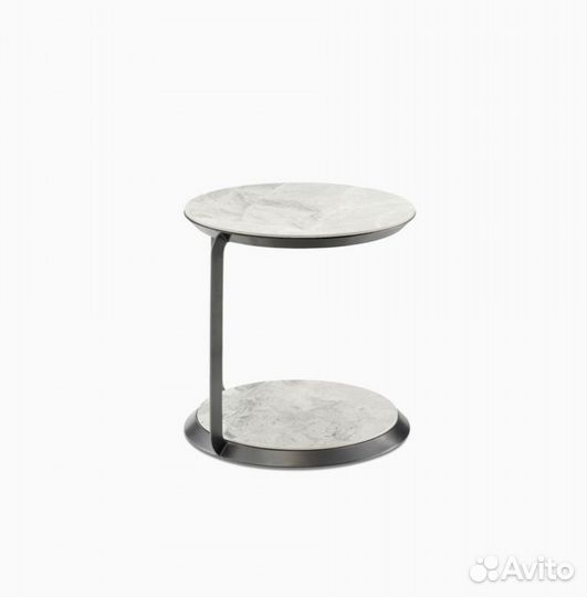 Дизайнерский Столик из камня и стали