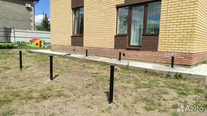 Монтаж винтовых свай