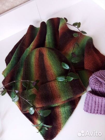 Комплект шапочка и бактус