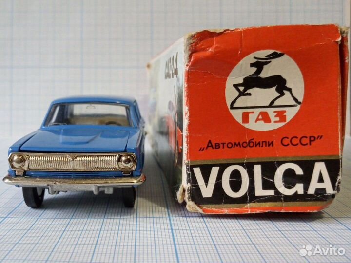 А14 газ 24(01) синий коробка 1:43 без ми металл