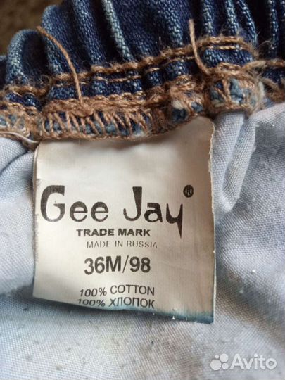 Джинсы детские Gee Jay