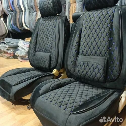 Чехлы на сиденья автомобиля из Алькантары комплект