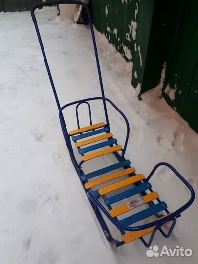 Детские зимние санки без колес