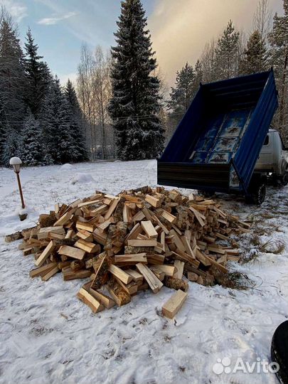 Дрова березовые. Колотые