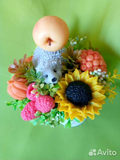 Букет из мыла ручной работы