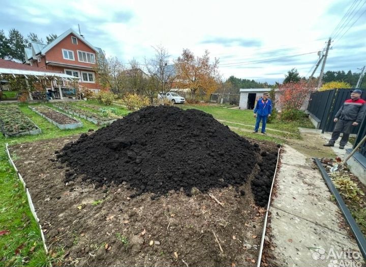 Земля чернозем плодородный грунт