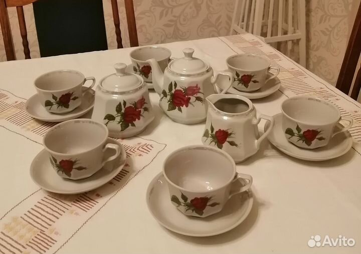 Чайный сервиз Сумской фарфоровый завод СССР