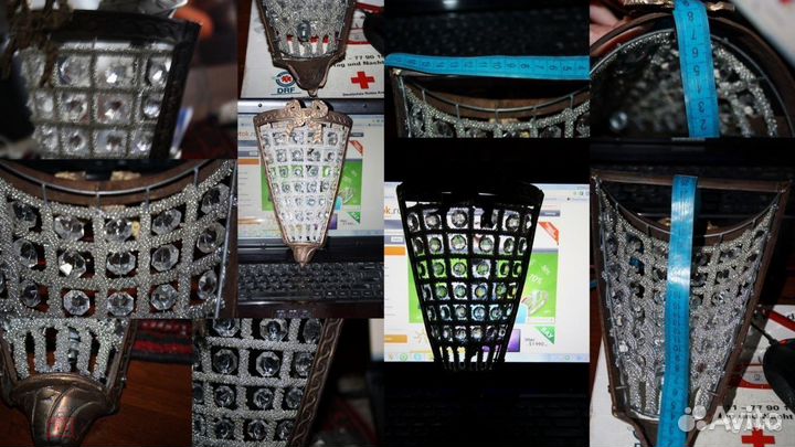 Вышлю винтаж плафон бра египет ручная работа