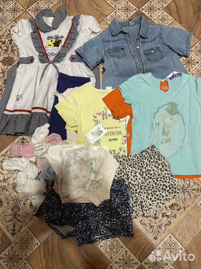 Пакет вещей на девочку 98 104
