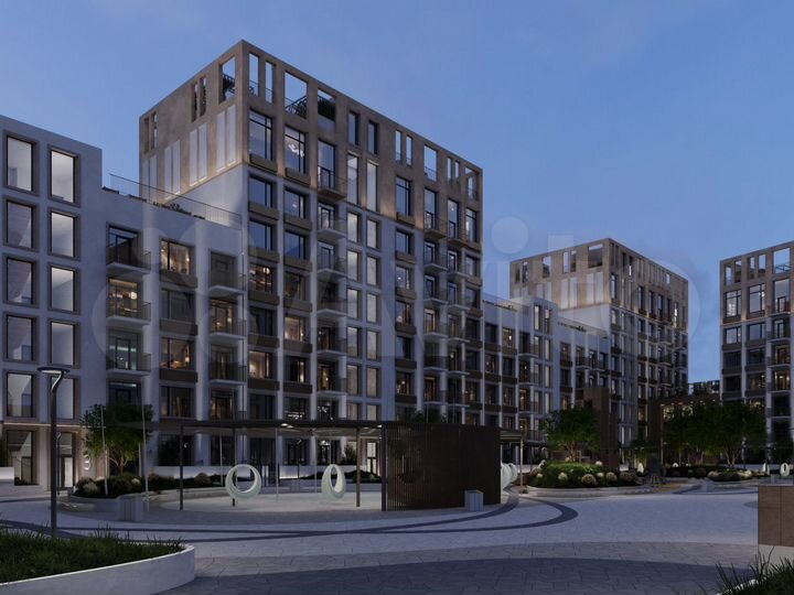 2-к. квартира, 71,1 м², 6/6 эт.