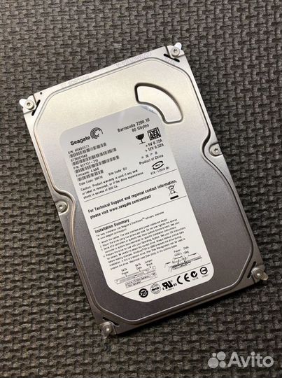 Продам Жесткий диск Seagate Barracuda 7200 80Gb