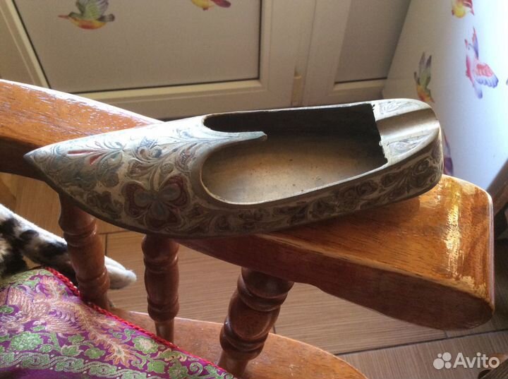 Пепельница латунь Индия винтаж