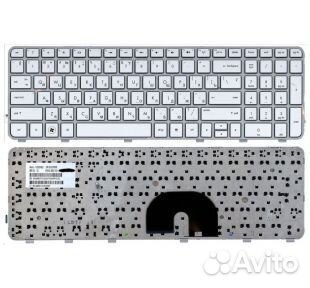 Клавиатура для HP Pavilion DV6-6000 Cеребряная p