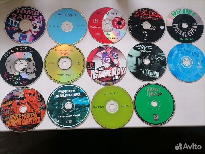 Продам диски на playstation 1