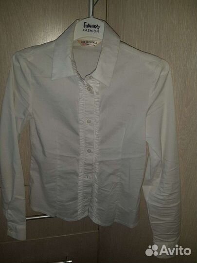 Рубашка блузка белая