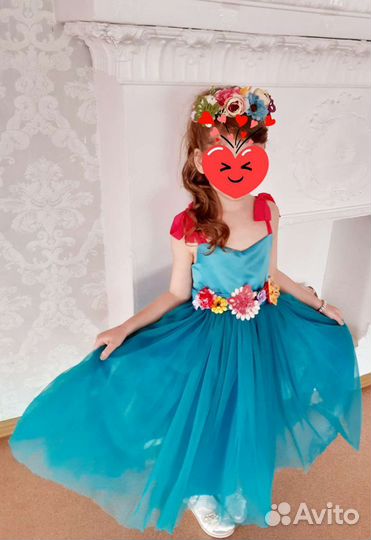 Нарядное платье, 6-7 лет