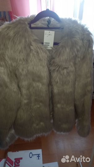 Искусственная шуба hm короткая