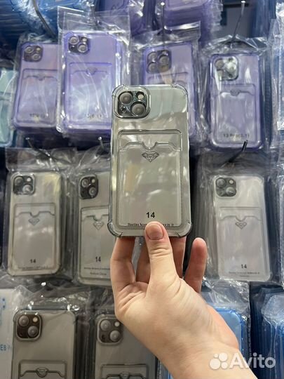 Чехол с кармашком (картхолдер) для iPhone