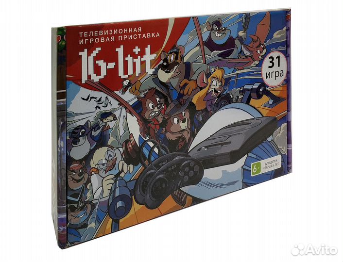 Sega игровая приставка 16-бит Чип и Дэйл 31 игра