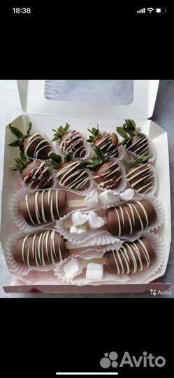 Клубника, банан в Итальянском шоколаде