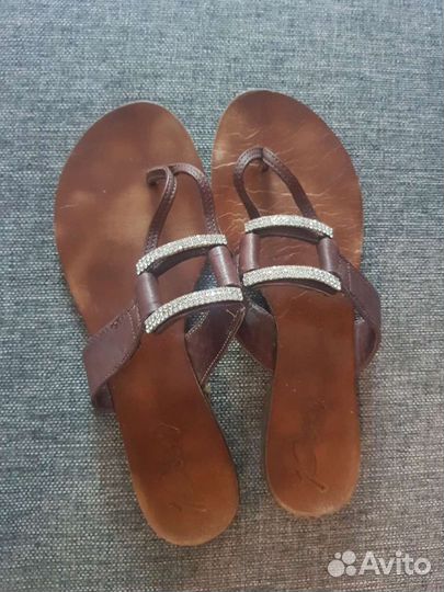 Шлепанцы натуральная кожа